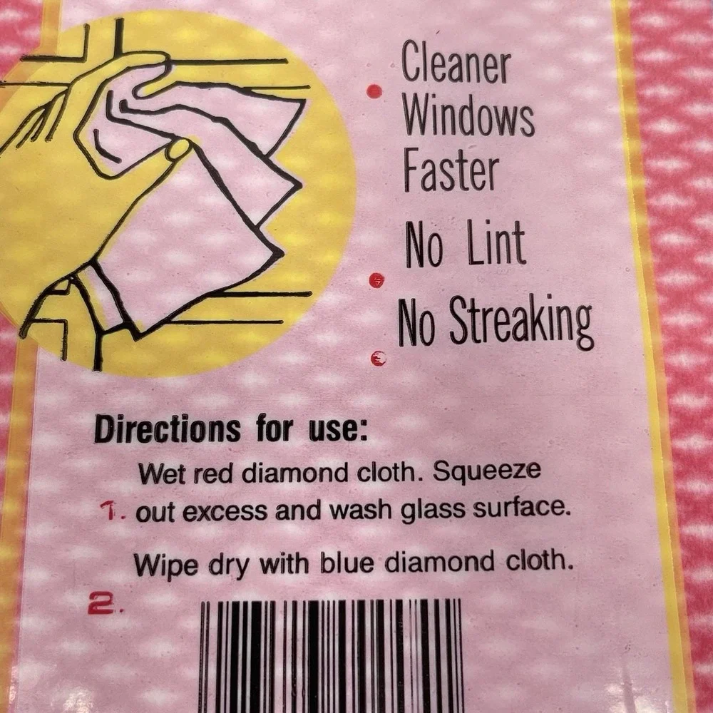 Vintage Miracloth Reusable Cloths Window Cleaning Towels 3 Pack New Old Stock